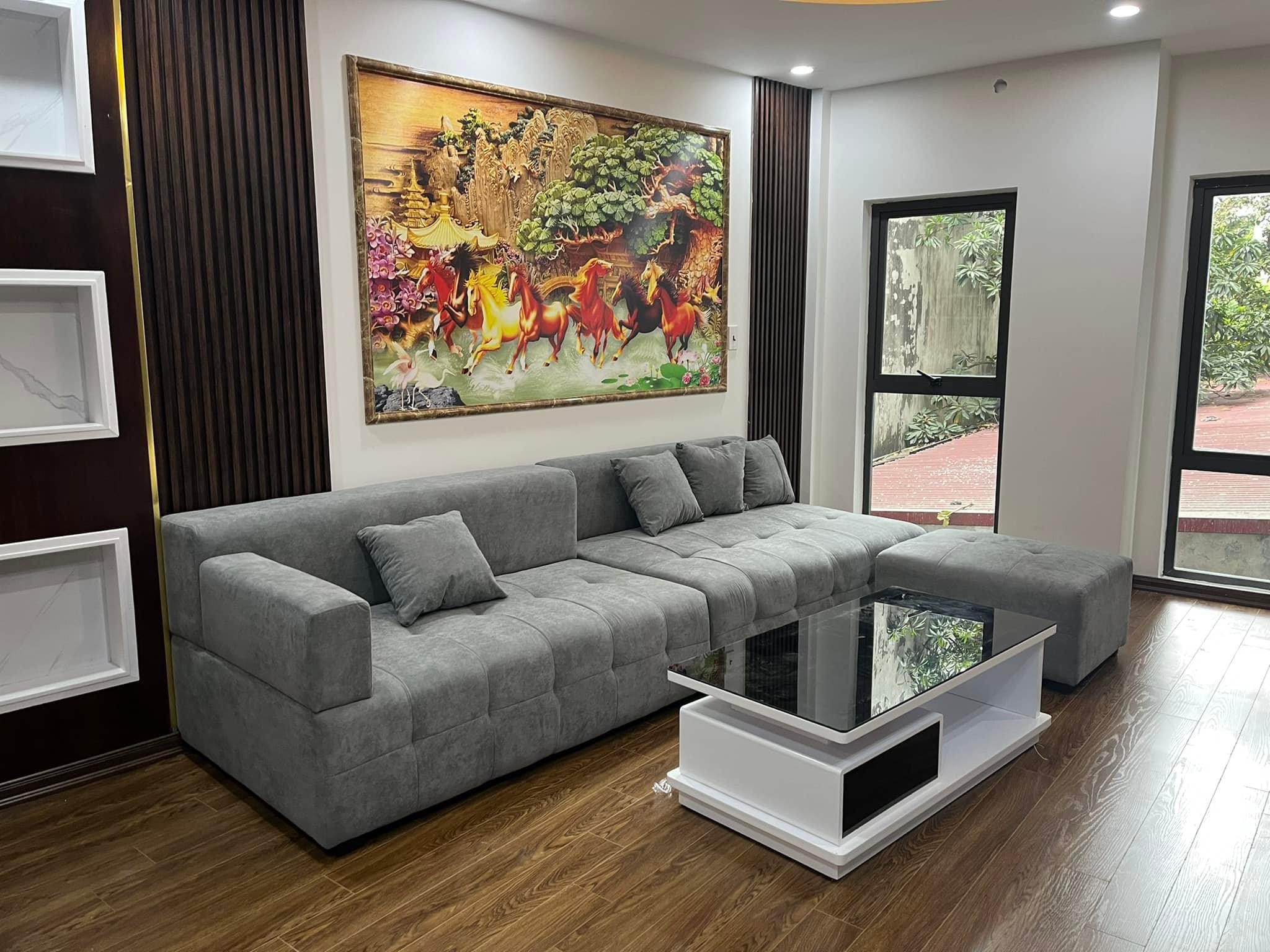 Sofa bọc nỉ nhung